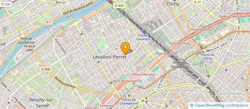 localisation de l'entreprise IMPACT EYEWEAR DESIGN STUDIO à LEVALLOIS-PERRET