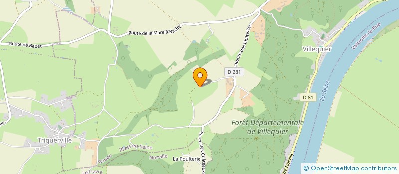 localisation de l'entreprise IMPACT FINANCES  RIVES-EN-SEINE