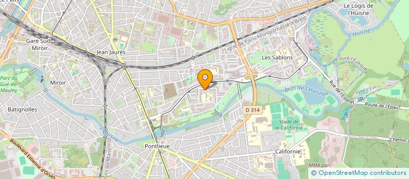 localisation de l'entreprise IMPACT FRANCE  LE MANS