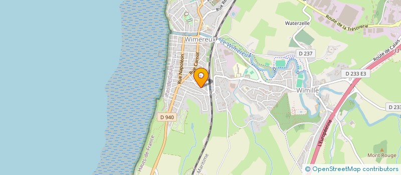 localisation de l'entreprise IMPACT HOLDING  WIMEREUX