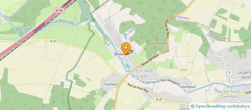 localisation de l'entreprise IMPACT HPC à SAINT-CYR-SOUS-DOURDAN