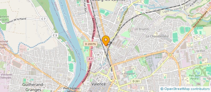 localisation de l'entreprise IMPACT IMMEDIAT à BOURG LES VALENCE