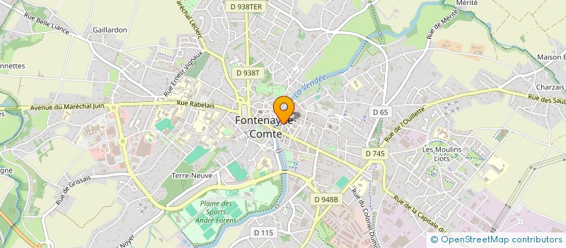 localisation de l'entreprise IMPACT IMMOBILIER CONSEIL à FONTENAY-LE-COMTE
