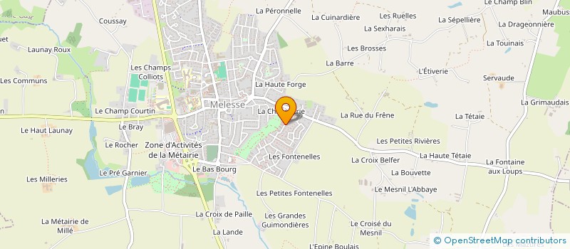 localisation de l'entreprise IMPACT'ITUDE  MELESSE
