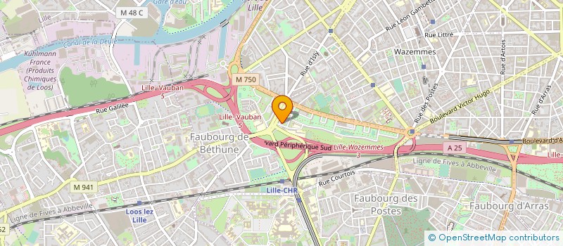 localisation de l'entreprise IMPACT MAILLAGEMENT à LILLE
