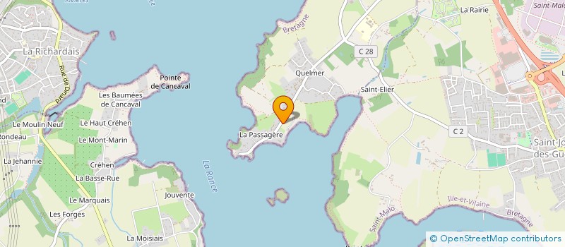 localisation de l'entreprise IMPACT OCEAN à SAINT-MALO