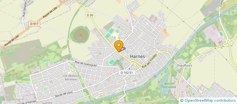 localisation de l'entreprise IMPACT PARE BRISE  HARNES