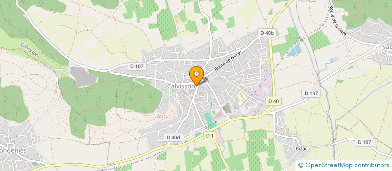 localisation de l'entreprise IMPACT PLOMBERIE CHAUFFAGE CLIMATISATION  CALVISSON