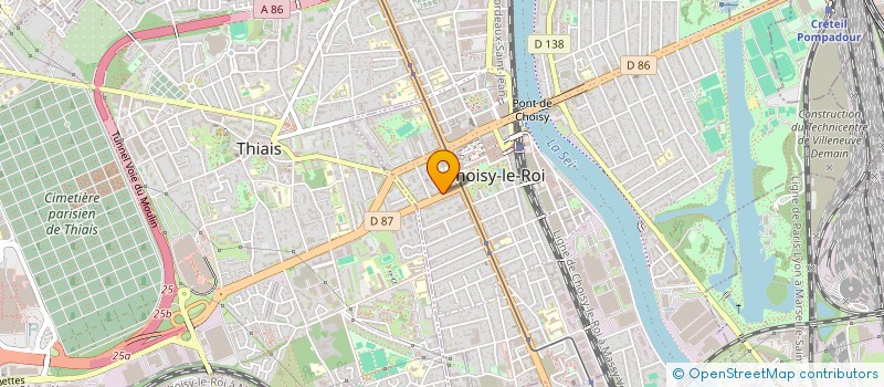 localisation de l'entreprise IMPACT PLUS à CHOISY-LE-ROI