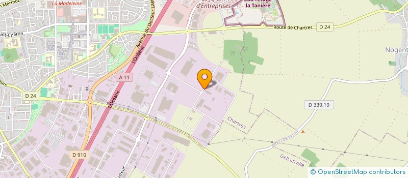 localisation de l'entreprise IMPACT PRO à CHARTRES