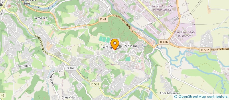 localisation de l'entreprise IMPACT PRODUCTION  VIENNE
