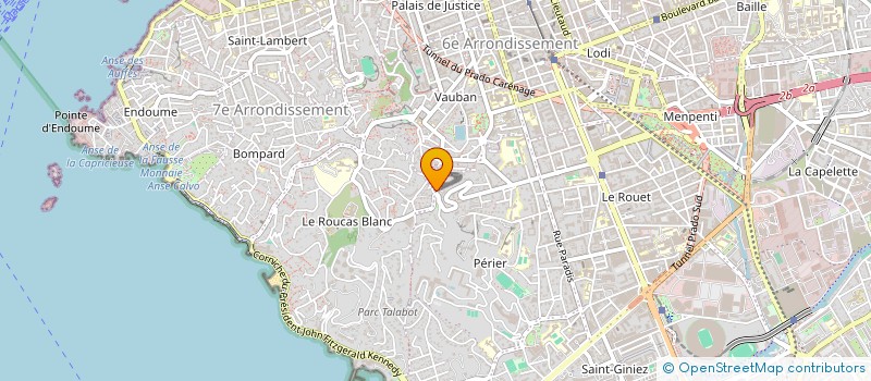 localisation de l'entreprise IMPACT PUBLIC AVOCAT  MARSEILLE