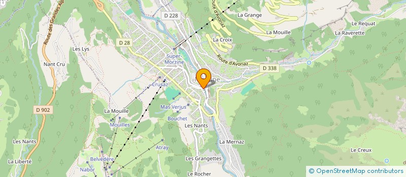 localisation de l'entreprise IMPACT RENTAL à MORZINE