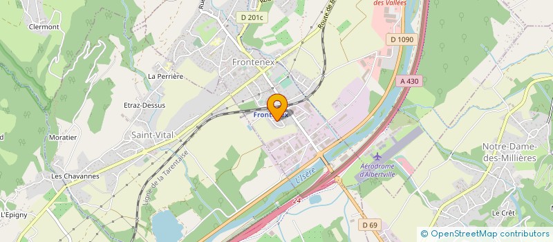 localisation de l'entreprise IMPACT'RESTO à FRONTENEX