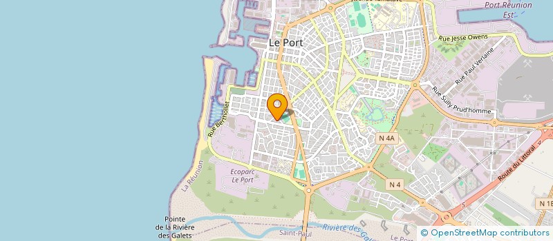 localisation de l'entreprise IMPACT REUNION à LE PORT