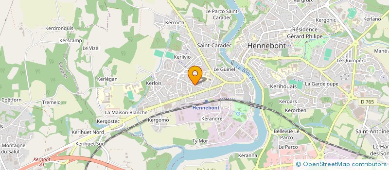 localisation de l'entreprise IMPACT SARL à HENNEBONT