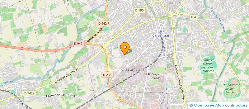 localisation de l'entreprise IMPACT SOLAR  CARPENTRAS