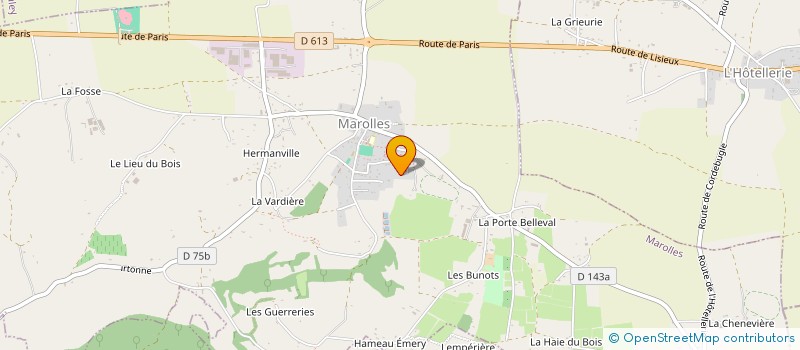 localisation de l'entreprise IMPACT SOLUTION 4  MAROLLES