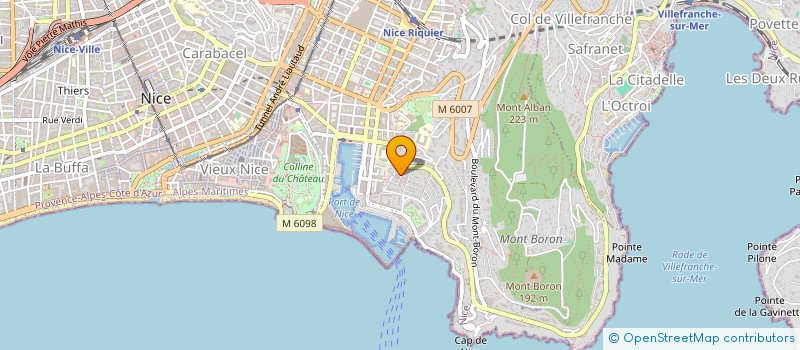 localisation de l'entreprise IMPACT SON  NICE