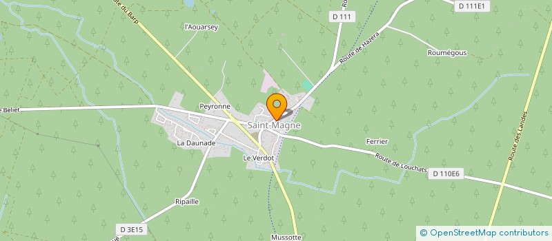 localisation de l'entreprise IMPACT SUD OUEST  HOSTENS