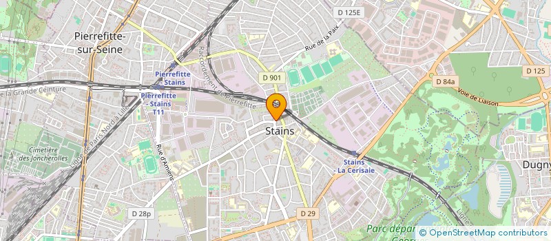 localisation de l'entreprise IMPACT SURVEILLANCE à STAINS