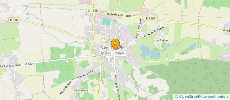 localisation de l'entreprise IMPACT TELECOM  SAINT-ETIENNE-DE-SAINT-GEOIRS