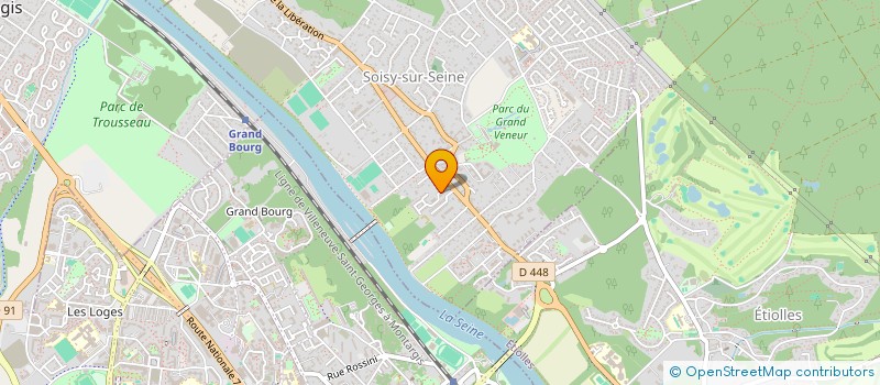 localisation de l'entreprise IMPACT TERRITOIRES CONSEIL à SOISY-SUR-SEINE