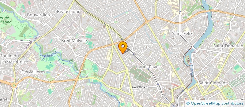 localisation de l'entreprise IMPACT TRACK  NANTES