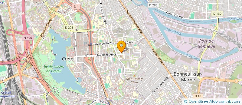 localisation de l'entreprise IMPACT TRANSIT  CRETEIL