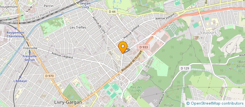 localisation de l'entreprise IMPACT TRANSPORTS  LIVRY-GARGAN