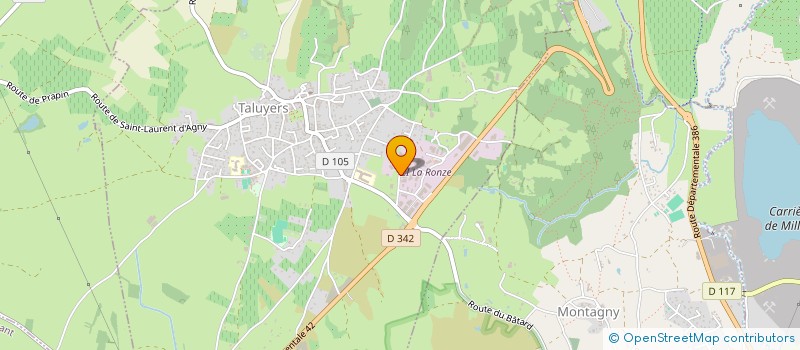 localisation de l'entreprise IMPACTC à TALUYERS