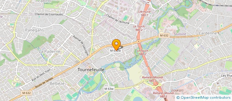 localisation de l'entreprise IMPACTE PROPHETIQUE POUR LA FRANCE  TOURNEFEUILLE