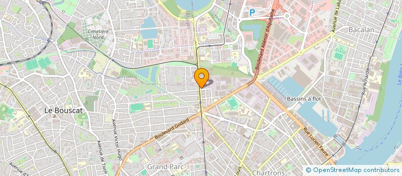 localisation de l'entreprise IMPACTI  BORDEAUX