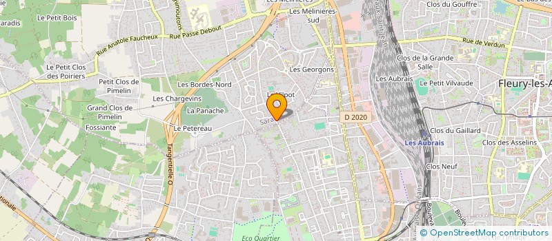 localisation de l'entreprise IMPACTIO à SARAN