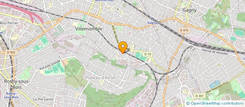 localisation de l'entreprise IMPACTY  VILLEMOMBLE