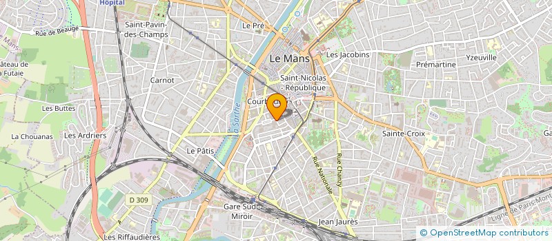 localisation de l'entreprise IMPAKT à LE MANS