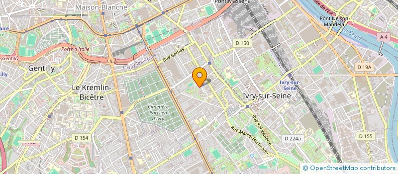 localisation de l'entreprise IMPAKTRECORD à IVRY-SUR-SEINE