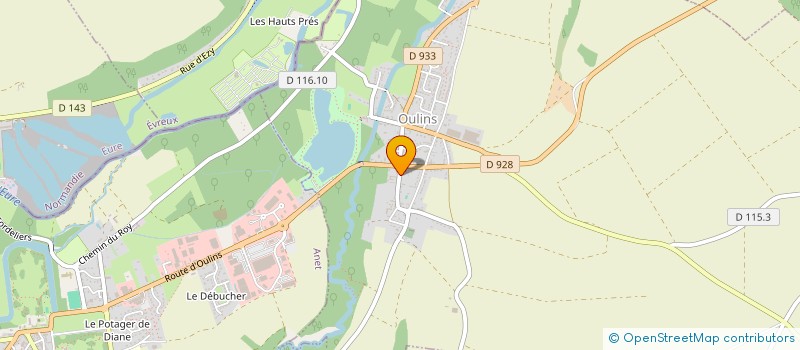 localisation de l'entreprise IMPALA à OULINS