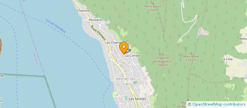 localisation de l'entreprise IMPALA  VEYRIER-DU-LAC