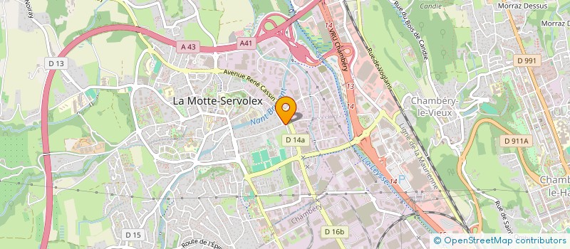 localisation de l'entreprise IMPALA  LA MOTTE-SERVOLEX