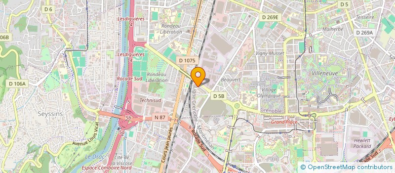 localisation de l'entreprise IMPALA MOTORS à GRENOBLE