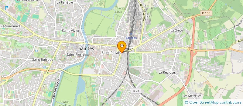 localisation de l'entreprise IMPALLAIS  SAINTES