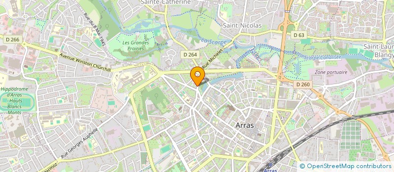localisation de l'entreprise IMPARATO FRANCE à ARRAS