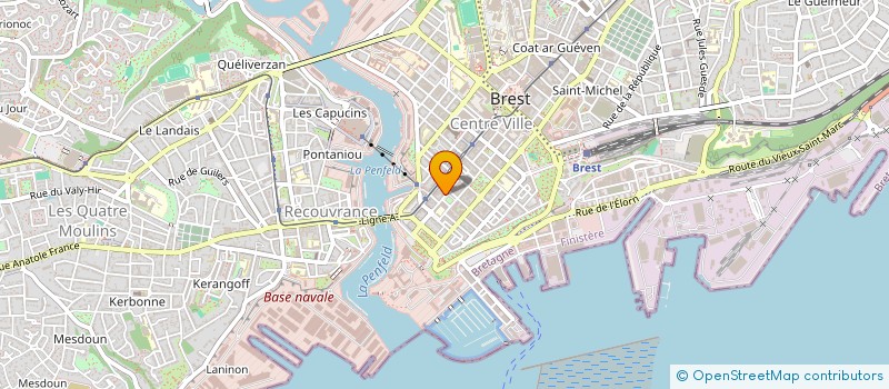 localisation de l'entreprise IMPART à BREST