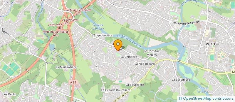 localisation de l'entreprise IMPARTS à VERTOU