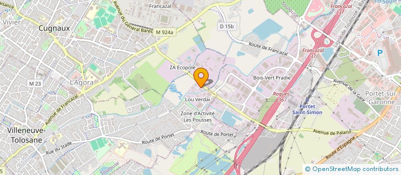 localisation de l'entreprise IMPASSE DE TOULOUSE à VILLENEUVE TOLOSANE