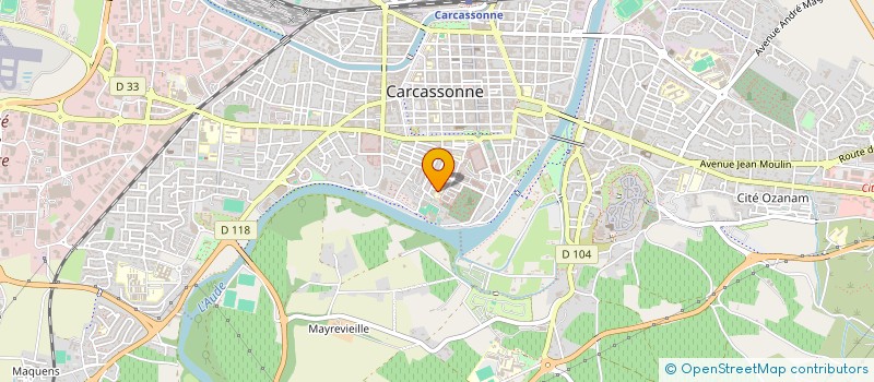 localisation de l'entreprise IMPASSE DES CHAMPS à CARCASSONNE