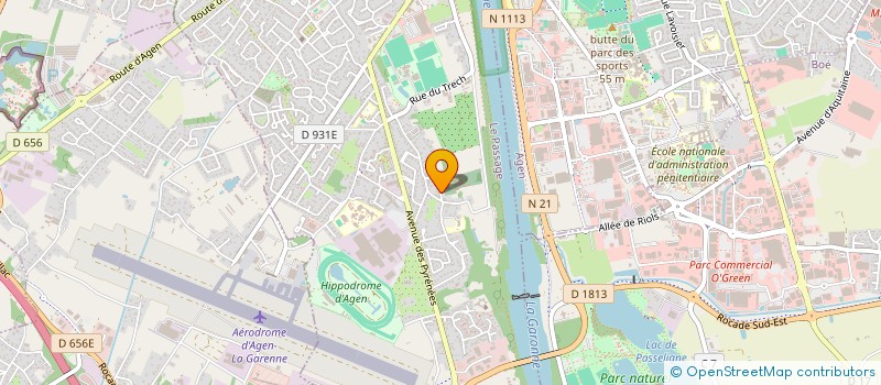 localisation de l'entreprise IMPASSE GARONNE  LE PASSAGE