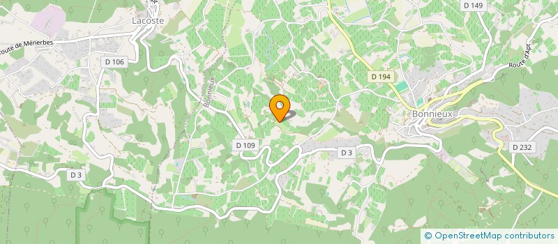 localisation de l'entreprise IMPASSE MASSENET  BONNIEUX