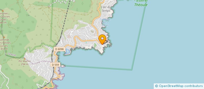 localisation de l'entreprise IMPASSE RENOIR  THEOULE-SUR-MER